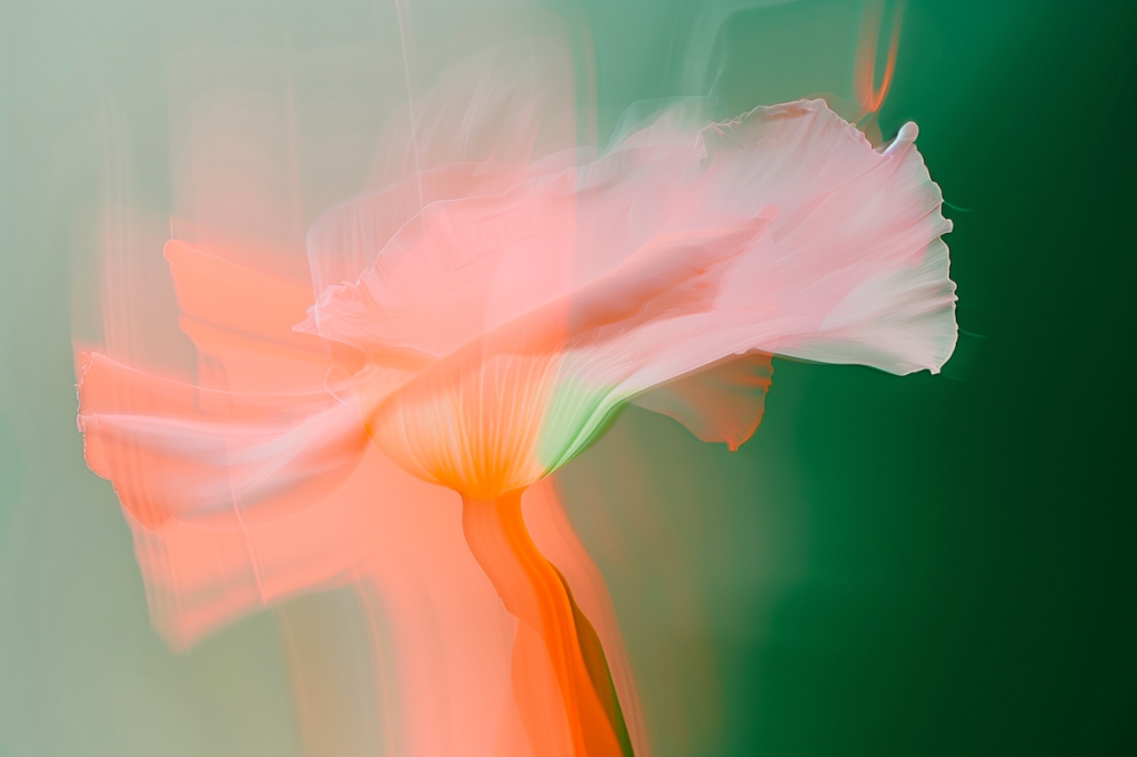Ethereal flower in emerald and coral: the organic intelligence that drives RTP